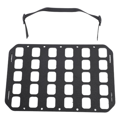 Schwarzes PP-Molle-Panel mit Griff, Wand- und Rucksack- Organizer, 302g 1