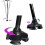 Walking Cane with LED Light, Adjustable Folding Stick for Elderly, Cushion Handle, Quad Base 4