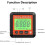 Digital Angle Finder LCD Display Magnetic Base Protractor Inclinometer For Carpentry And Building 5