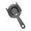 Edelstahl-Bar-Sieb mit Drahtfeder, 16,5x8,2cm, Schwarz 11