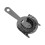 Edelstahl-Bar-Sieb mit Drahtfeder, 16,5x8,2cm, Schwarz 1