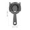 Edelstahl-Bar-Sieb mit Drahtfeder, 16,5x8,2cm, Schwarz 2