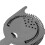 Stainless Steel Bar Strainer with Wire Spring 16.5x8.2cm Black 8