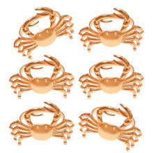 Decorative Metal Crablet Napkins Clip Animal Theme-Rose Gold