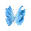 Elegant Realistic Butterfly Plant Hanging For-Light Blue 1