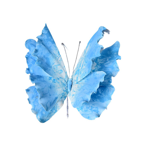 Elegant Realistic Butterfly Plant Hanging For-Light Blue