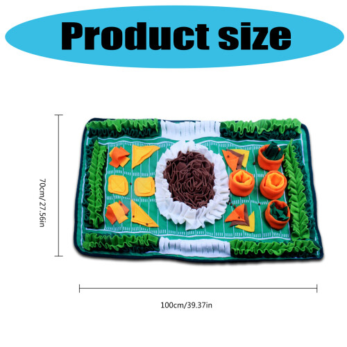 Pet Sniffing Training Mats Machine Washable Fleece Snuffle 2