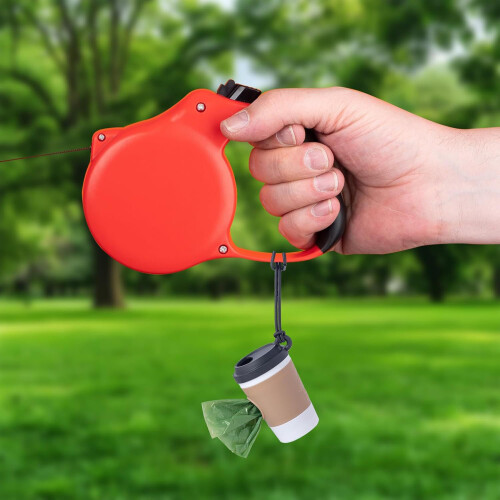 Distributeur Portable de sacs à déchets pour-2 noirs 1 blanc 2