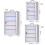 Aluminum Alloy Lockable Phone Container Wall Mounted-12 bits 3