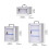 Aluminum Alloy Lockable Phone Container Wall Mounted-12 bits 5