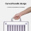 Clear View Telefooncel Wandmontage Aluminium Organizer-8 bits 6