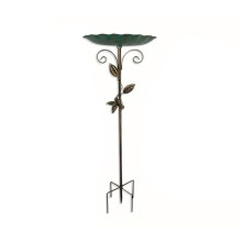 Dekorative Vogeltränke aus Eisen, Gartendekoration, 77 cm hohes