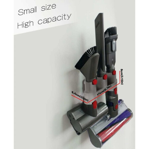 Οργάνωση ηλεκτρικής σκούπας Dyson, Βάσεις στήριξης εξαρτημάτων με λεία επιφάνεια, 1