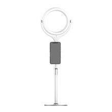 Un'esperienza di videoconferenza senza sforzo, una versatile luce ad anello con supporto in lega di alluminio, ideale per trucco, selfie e come luce