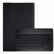 Capa com teclado Bluetooth ultrafina, retroiluminada em 7 cores, destacável magneticamente para tablets Samsung, carregamento rápido USB-C e design