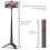 Τρίποδο Selfie Stick, Βάση Bluetooth για τηλεχειριστήριο από κράμα αλουμινίου για 2