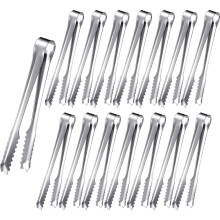 Serving Tongs, Mini Premium Small Tongs, Stainless Steel Appetizer Tongs, Mirror Polished & Rust Proof, For Buffets, Weddings, And Daily Use