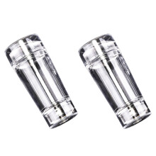 Tampon à ongles transparent professionnel, tête en silicone pour une application facile des motifs, corps transparent pour une précision optimale