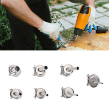 7 Stück Aluminiumlegierung-Heißluftpistolen-Düsen für 850-Serie Hitze-Luftgebläse Tipps