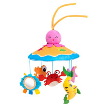 Baby Mobile Hanger Rotating Animal Toy Crib Mobile Easy Attach NonToxic Material 33x25x25cm For Girls and Boys