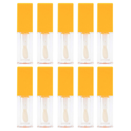 Lipglossbuisje Lipglosscontainers Lege plastic-Geel