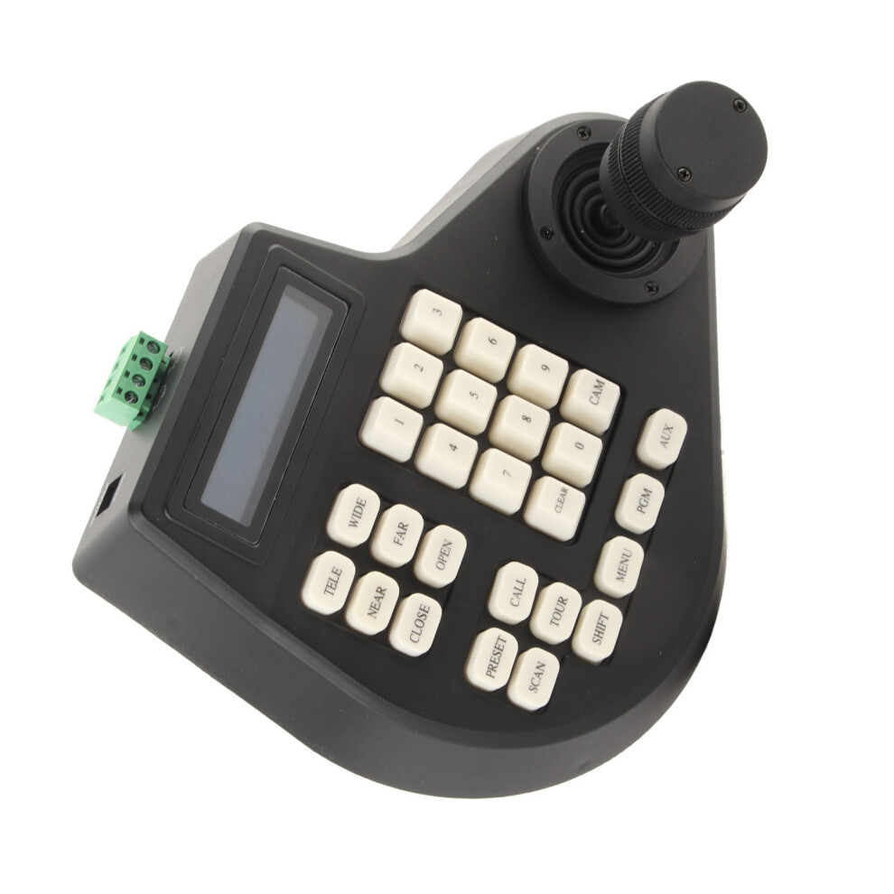 Analog Ptz Keyboard Controller With 2D Joystick, Rs485, Lcd, Uk Plug 5031368931991