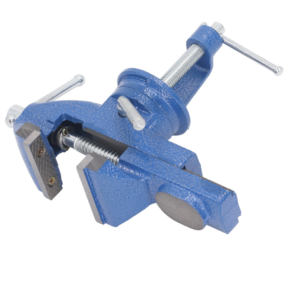 Table Vise Clamp On Bench For Woodworking 360 Rotatable Adjustable 2.5In 8281368932024