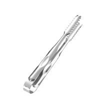 Ice Tongs Stainless Steel 7 Inch MultiPurpose Grip for Bar Buffet Bread and Steak Serving