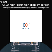 ESP8266 Mini Electronic Clock DIY Kit 0,96-Zoll OLED-Display unterstützt 2,4 GHz Wi-Fi-Konnektivität. Geschlossenes DIY-Lötset