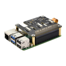 Stapelbares doppeltes PCIe HAT-Erweiterungsmodul unterstützt 2CH-Steckverbinder und 16-PIN-Flachbandkabel-Erweiterungsmodul