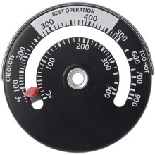 Efficiency Improvement In Your Home, Unique Design Magnetic Stove Pipe Thermometer Offers High-Quality Materials, Oven Aluminum Alloy Ensures Quiet Op