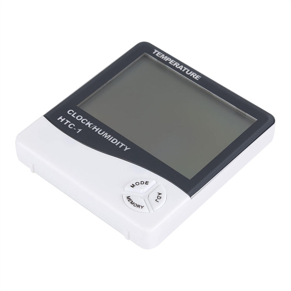 Digital Thermometer Hygrometer, Indoor Temperature Humidity Monitor With Accurate And Reliable Large Lcd Screen Display For Home Office Greenhouse