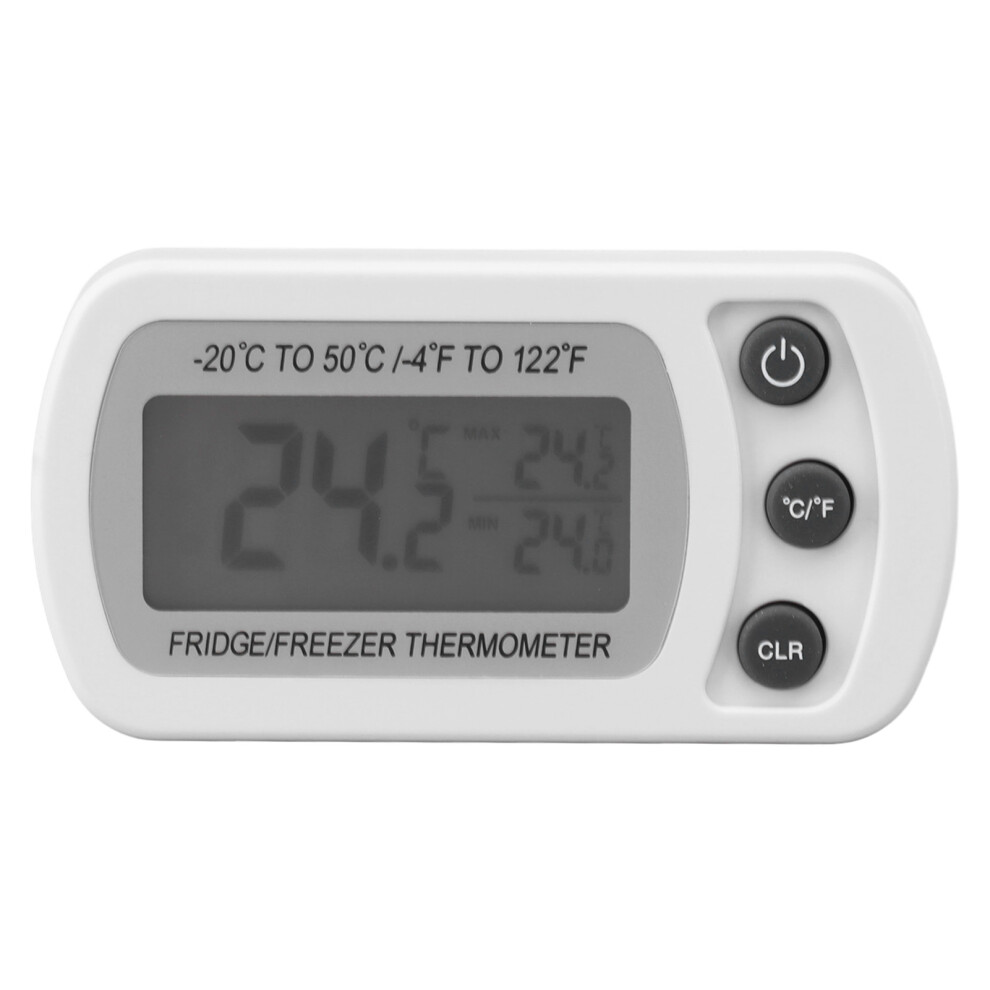 Cool Watcher, Digital Refrigerator Thermometer With Waterproof Large Lcd Display, Accurate Temperature For Kitchens Car Refrigerators Outdoor Camping,