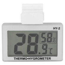 Aquarium Hygrometer With Digital Thermometer, High Accurate And Reliable Measurement Tool For Maintaining Ideal Conditions In Reptile Tanks And Beyond