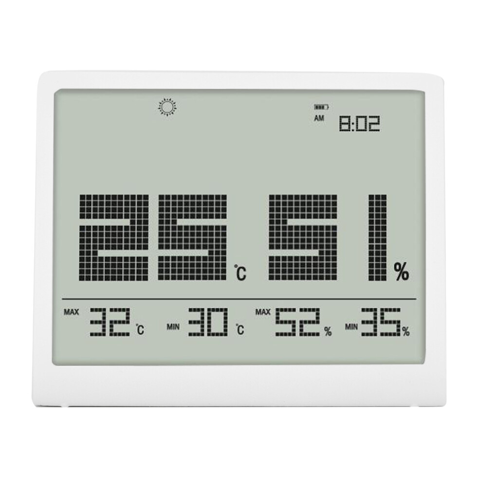 Calibration Supported Thermometer, Displays Comfort Levels Based On Humidity, Multi-Mounting Option For Flexible Placement, Smart And Portable