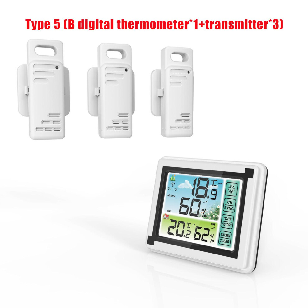 Indoor Outdoor Thermometer, Remote Digital Thermometer With LCD Display Meter Ensuring Accurate Temperature And Humidity Readings For A Healthier Livi