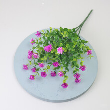Vibrant Artificial Flowers, Eco-Friendly UV Resistant Faux Plastic Greenery For Indoor Outdoor Decor, Wedding Garden Enhancements With Flexible Stems
