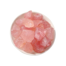 Aquarium Decorative Stones Pink Crystal Rocks Smooth Polished Finish for Fish Tank Vases Fountains