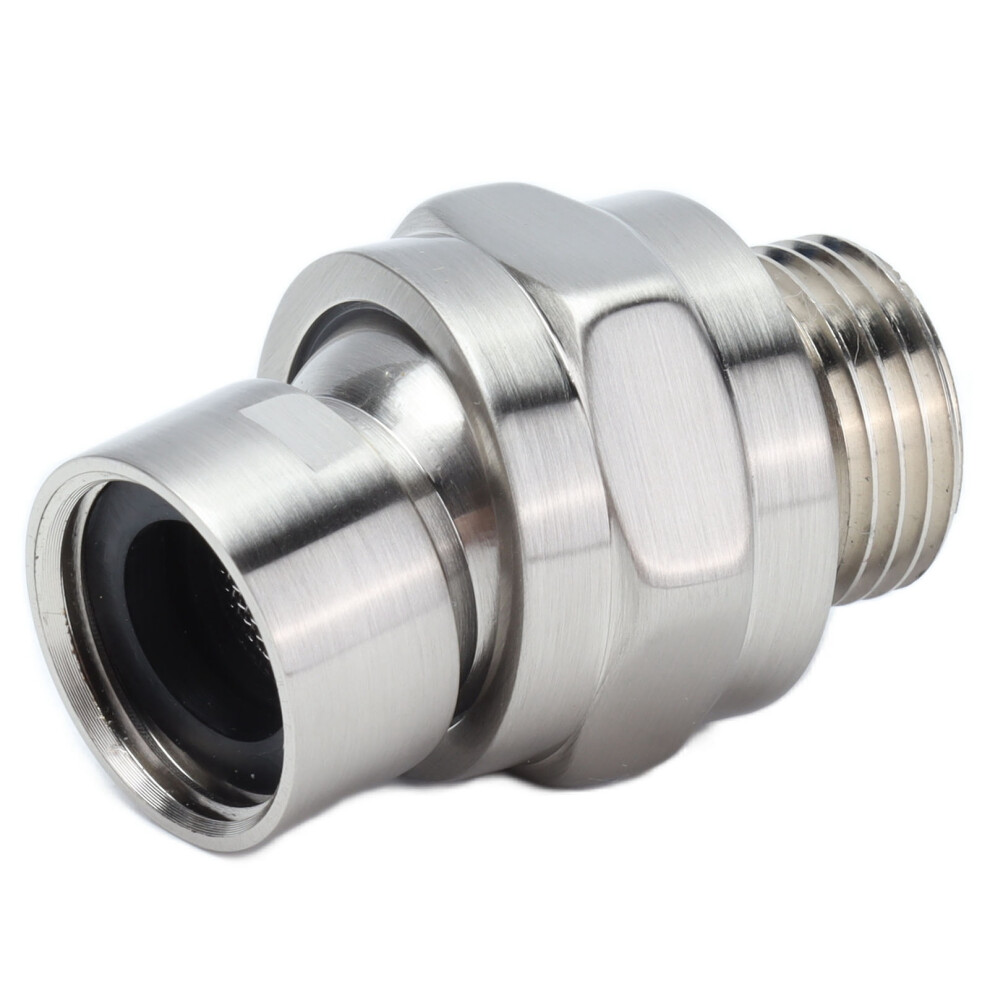 Bathroom Shower Diverter Valve Copper G1/2 Head Adapter Brushed Finish 6931377304504