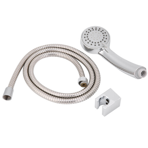 Ergonomic Handle Shower Hose, Large Diameter Prevents Backflow Ensuring Safe Water Flow, One-Way Flow Limiting Technology Offers Consistent Water