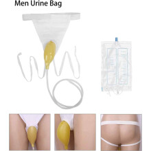 Innovativt, bærbart urinalsystem for menn, gjenbrukbart lateksmateriale sikrer en hudvennlig og luktfri opplevelse, urinpose med stor kapasitet