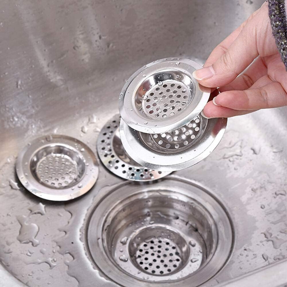 Sink Mesh Filter, Stainless Steel Anti-Clogging Drain Sieve For Kitchen Sink Drain, Dishwasher Safe Easy Clean Efficient Flow Wide Application 9128293480772
