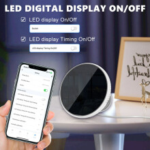 Digitalt akvarietermometer for ferskvanns- og sjøvannsakvarier, temperaturmåling i sanntid med oppladbar type C-port for akvarier og reptiler