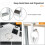 Gaming Headphone Holder with Spring Loaded Clamp, Foldable Design Under Desk Hook Clamp for Desk Organizer Function (1PCS) 5