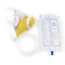Sistema urinário portátil vestível para mulheres, bolsa transparente com escalas claras que garantem monitoramento preciso, material reutilizável