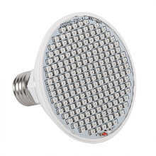 Lâmpada de cultivo para plantas de interior, LED de espectro completo com tecnologia de economia de energia, 200 LEDs, soquete E27, ideal para