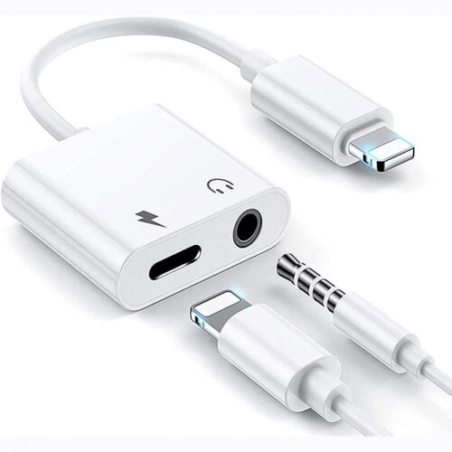 Προσαρμογέας εξόδου χωρίς απώλειες για iPhone, ήχο + φόρτιση, υποδοχή ακουστικών
