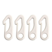 Stevige vlaggenmastkarabijnhaak, vlaggenmastaccessoire, stille vlaggenmastclipkarabijnhaken, plastic karabijnhaken voor het bevestigen van vlaggen,