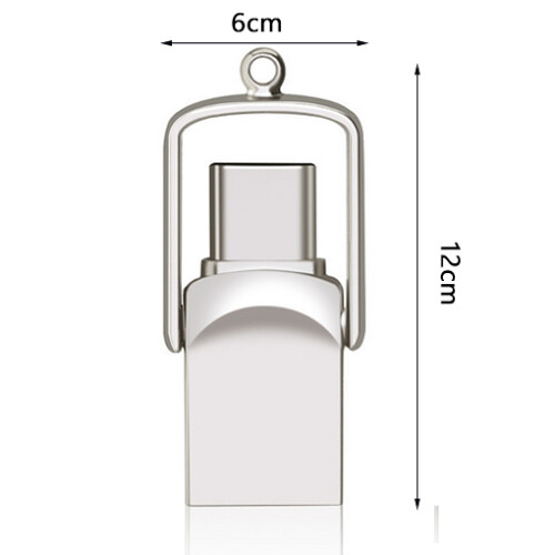 USB Stick δημιουργίας αντιγράφων ασφαλείας με ένα κλικ, μονάδα flash Silver64Gb με ανθεκτικό 1