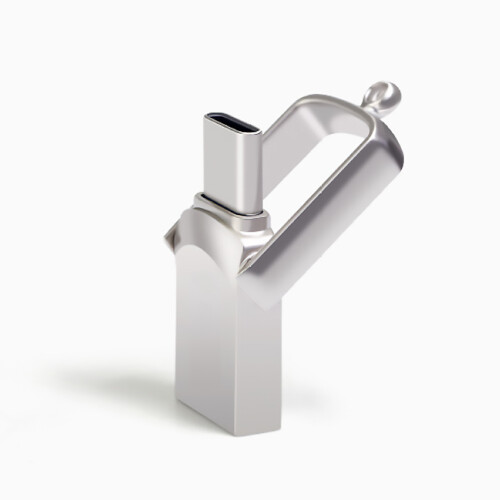 Φορητό USB Stick για ευρεία συμβατότητα, μονάδα flash 64GB από μεταλλικό υλικό με